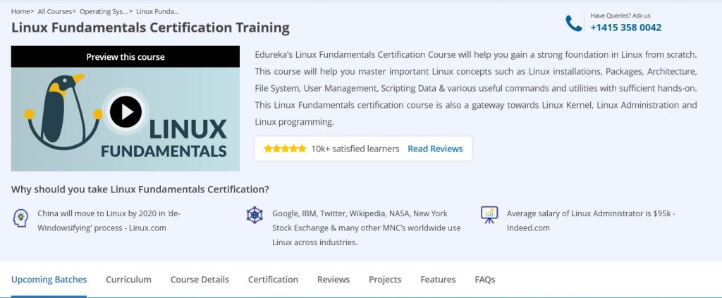 linux courses