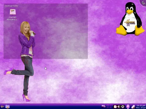 hannah montana linux
