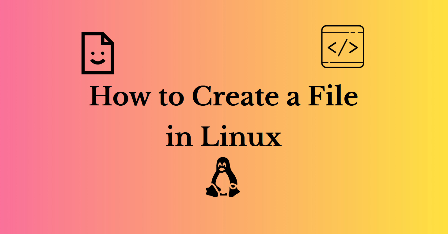 make new file in linux