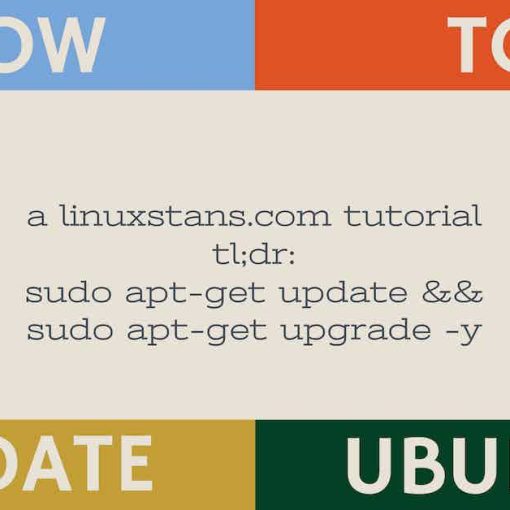 How to Run an Ubuntu Update