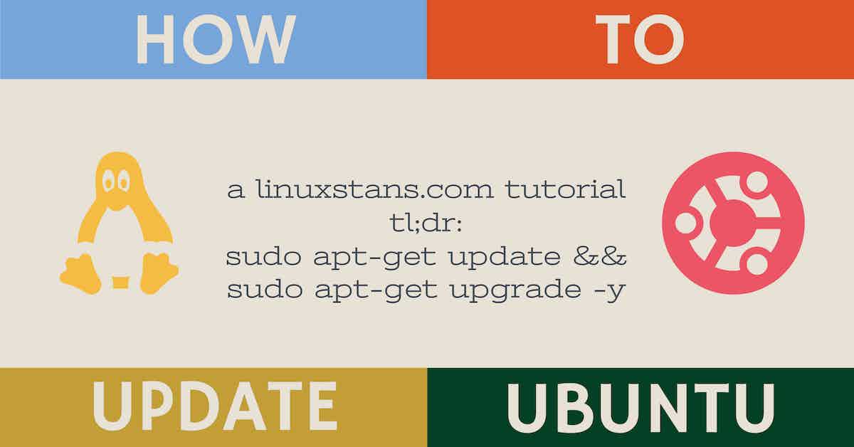 How to Run an Ubuntu Update