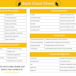 Linux Cheat Sheets - Useful Linux Reference Guides