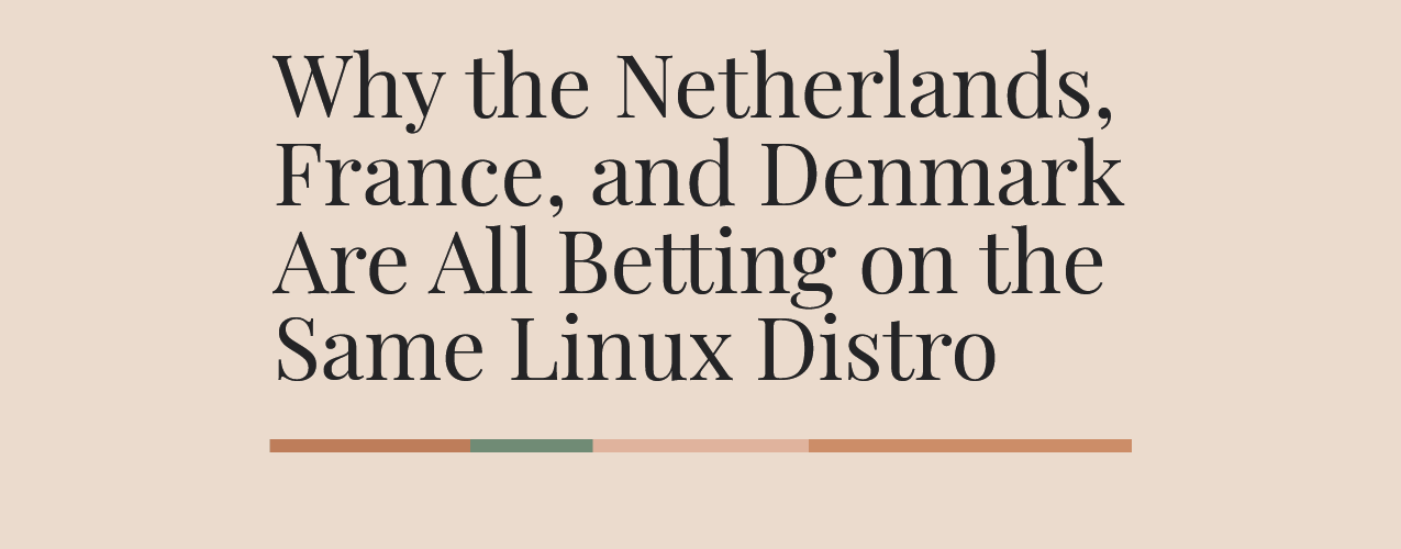 Dutch Government Ditches Windows for NixOS, Following France's Lead